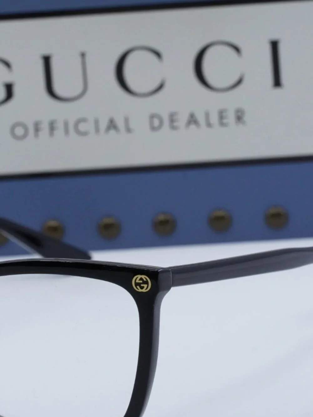 Gucci GG0025O 001 Cat Eye Eyeglasses - Black
